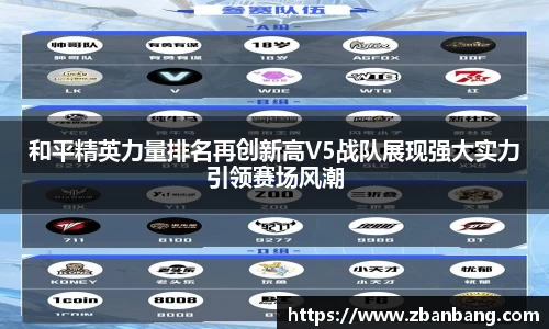 和平精英力量排名再创新高V5战队展现强大实力引领赛场风潮
